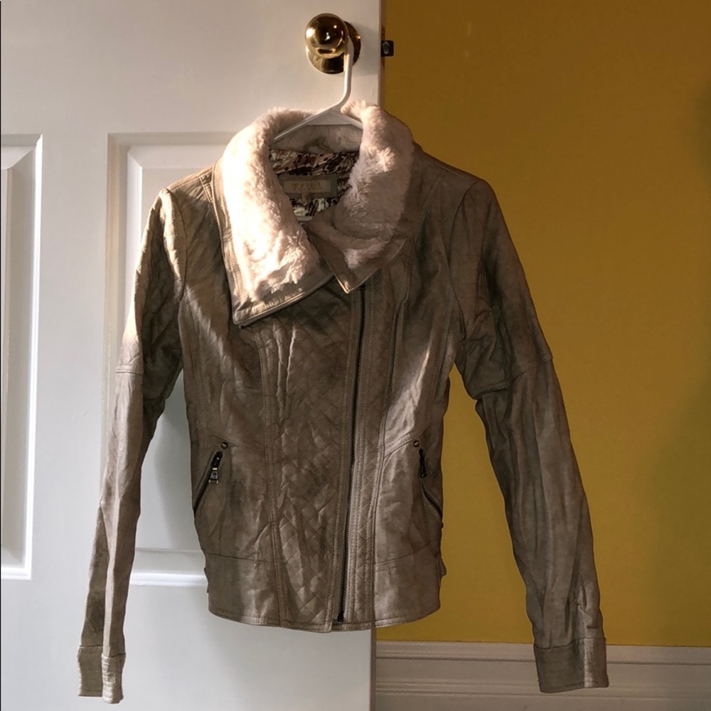 Faux leather Guess jacket